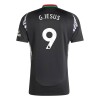 Camiseta de fútbol Arsenal G. Jesus 9 Segunda Equipación 2024-25 - Hombre